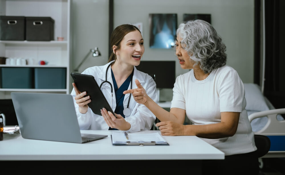 Internal medicine doctor managing diabetes and hypertension with detailed billing documentation